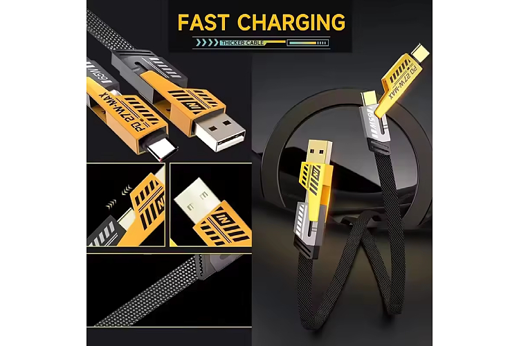 Mecha-style Data Cable
