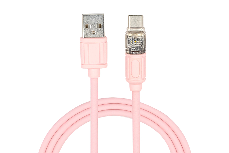 Macaron Color Glowing Braided Nylon Cable