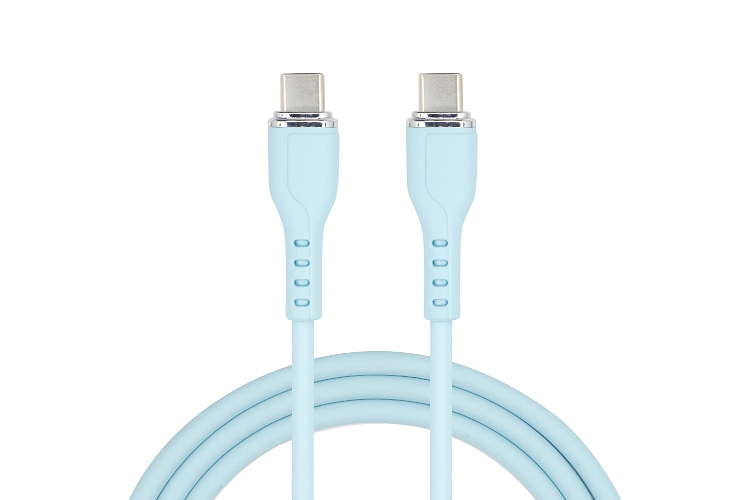 MFI Certified 1M Flat Silicone USB C to USB L Fast Charging Cable