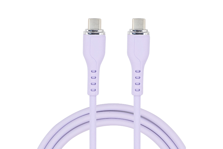 MFI Certified 1M Flat Silicone USB C to USB L Fast Charging Cable